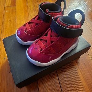 Jordan 6 Rings Gym Red And Black Sneakers